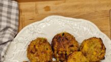 Fishcakes de Batata Gula, Atum e Alho Francesismo