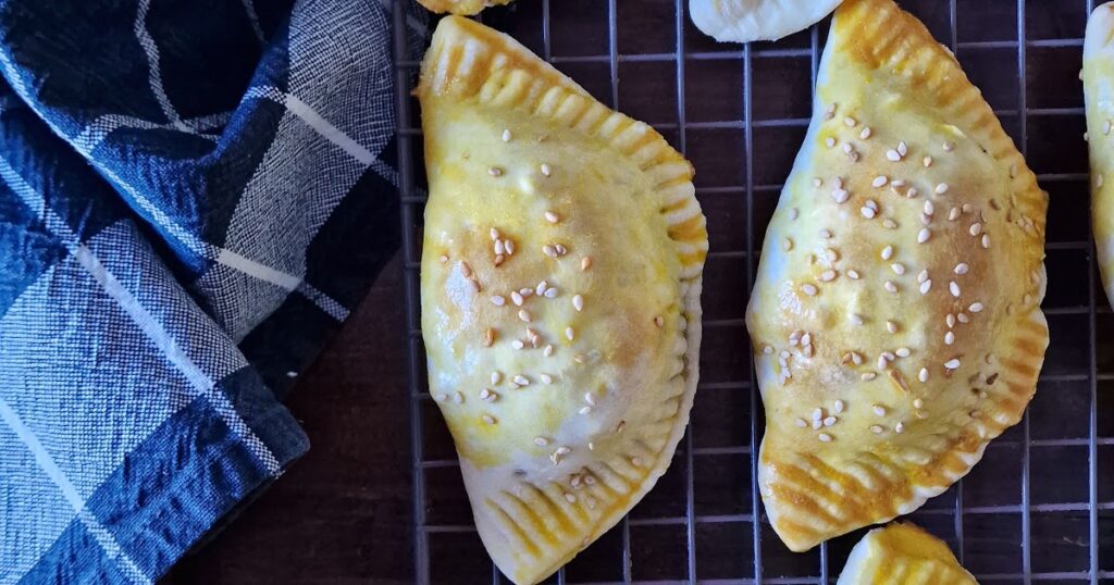 Empanadas de Borrego com Cogumelos e Espinafres